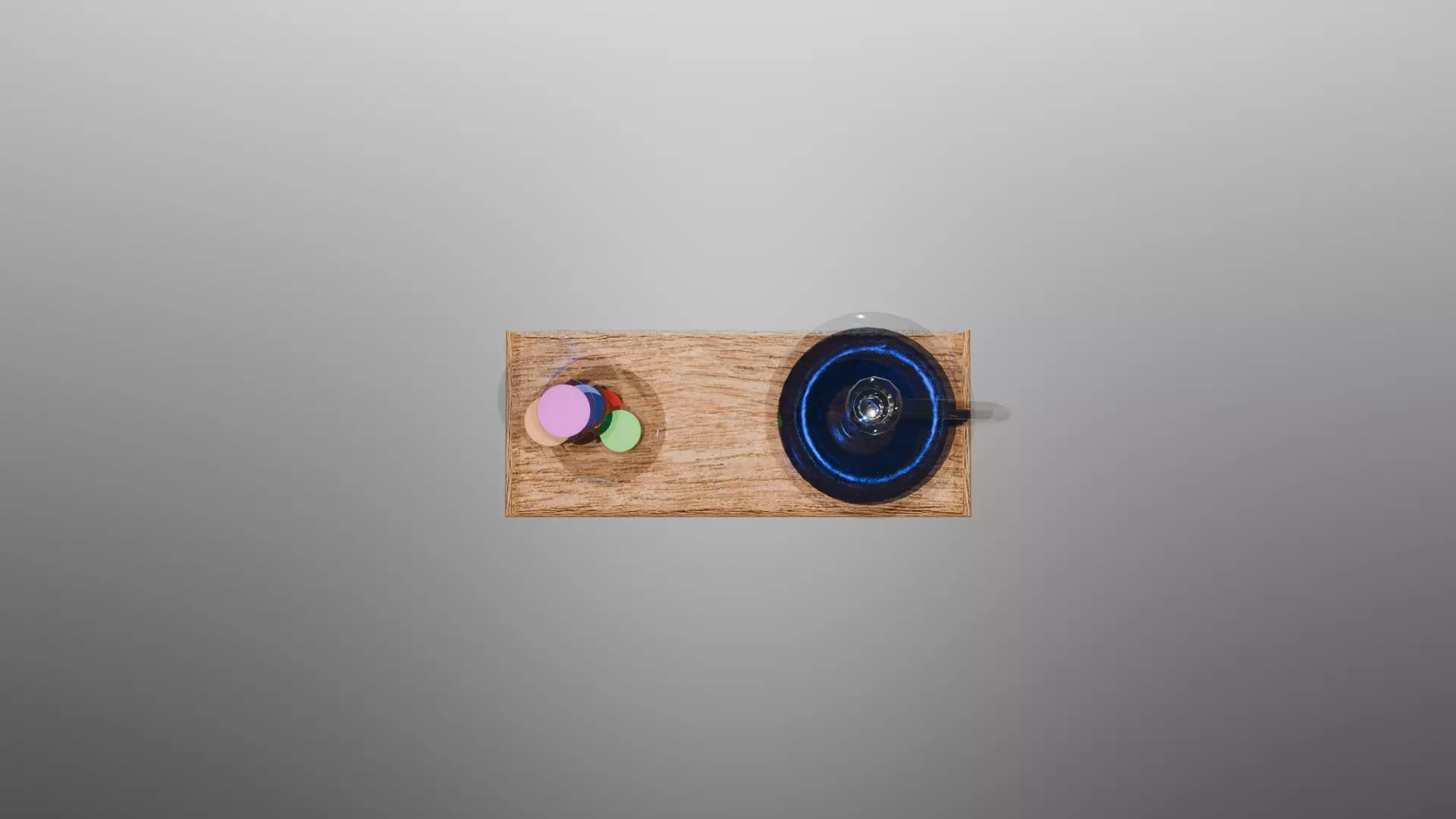 Antique Weather Station Low-poly 3D model_4