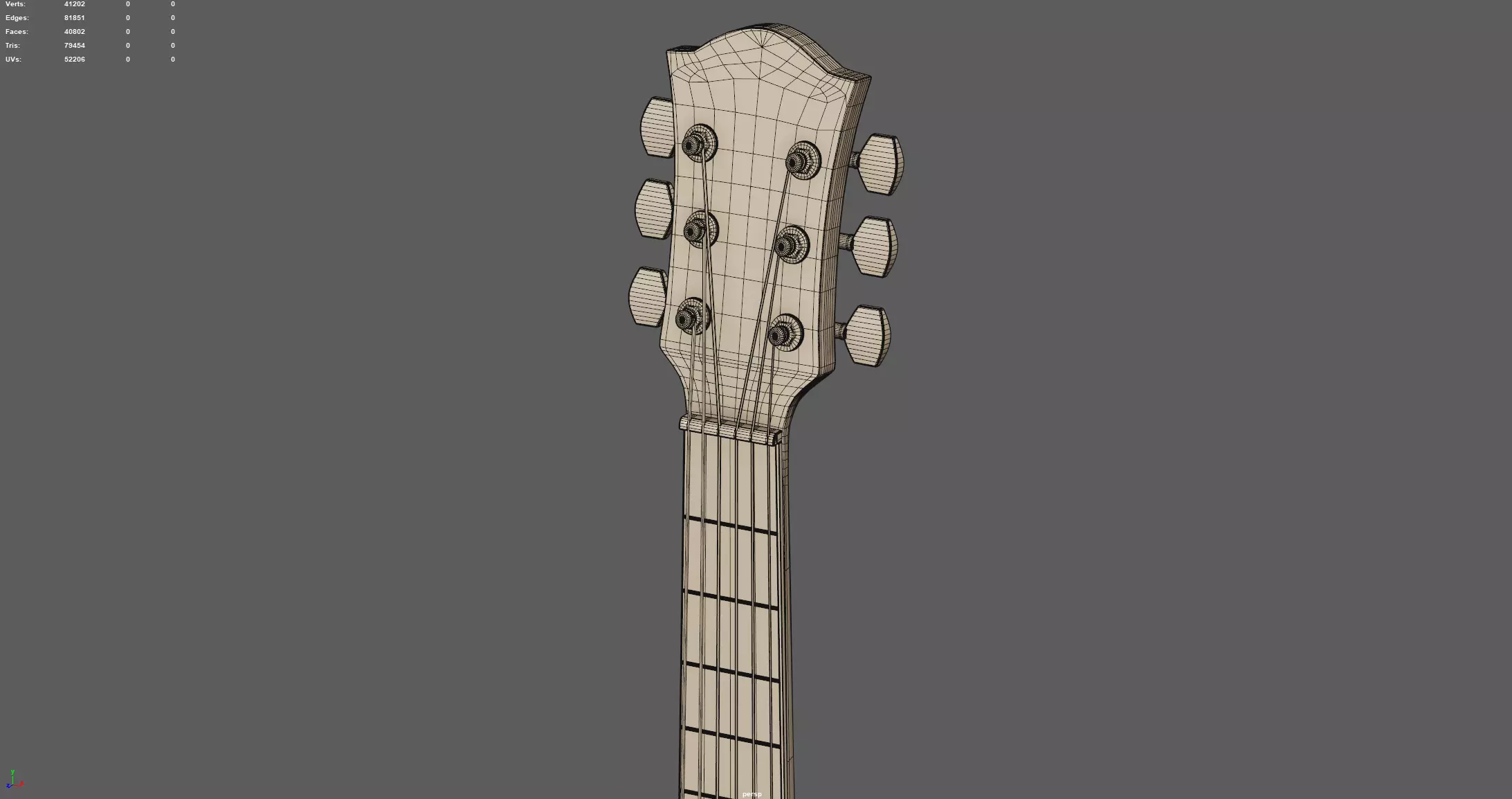 Guitar 3D model_10