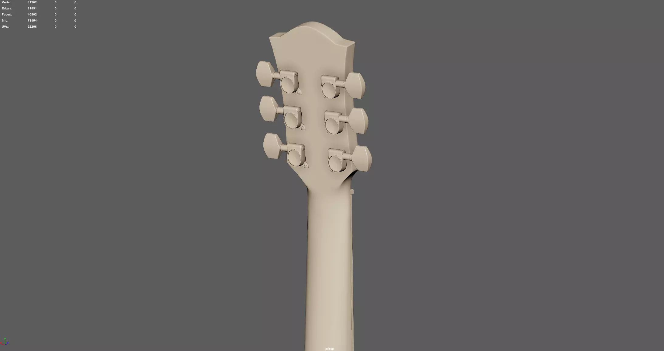 Guitar 3D model_9