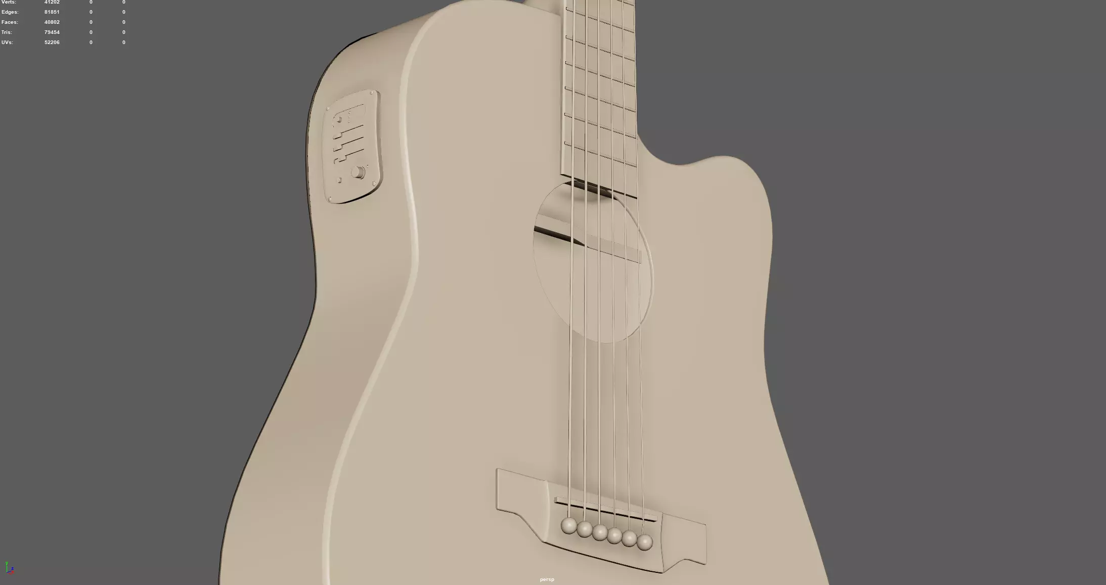 Guitar 3D model_13