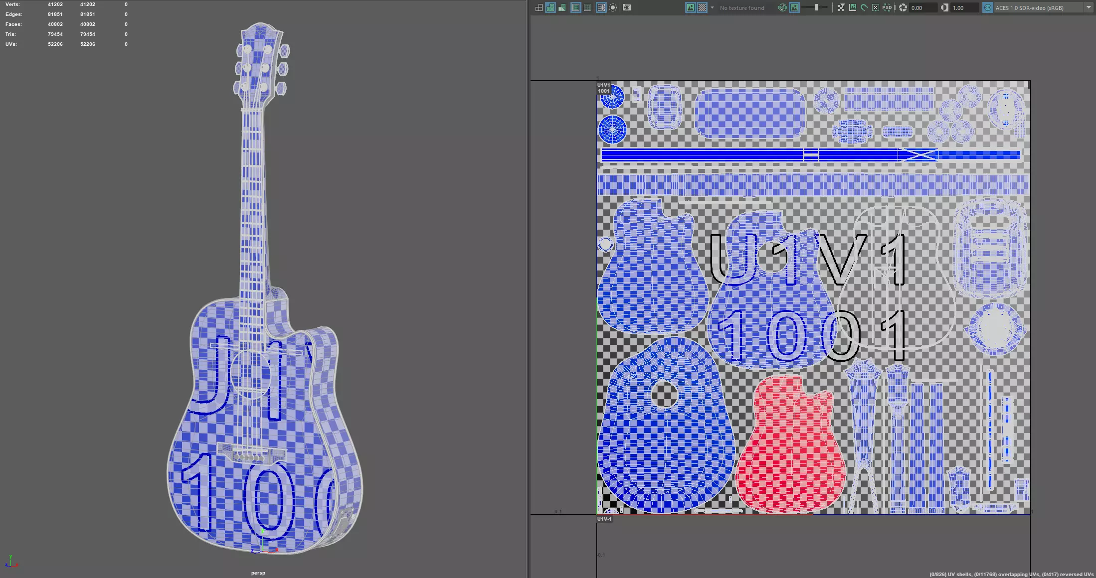 Guitar 3D model_15