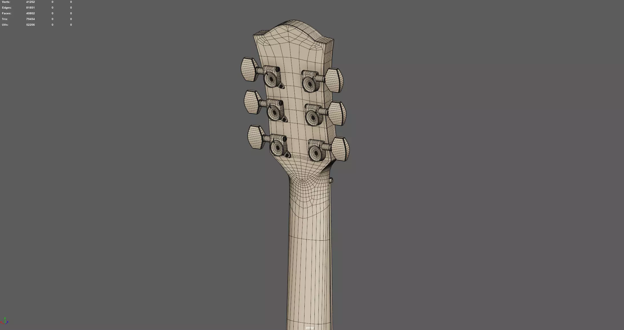 Guitar 3D model_8