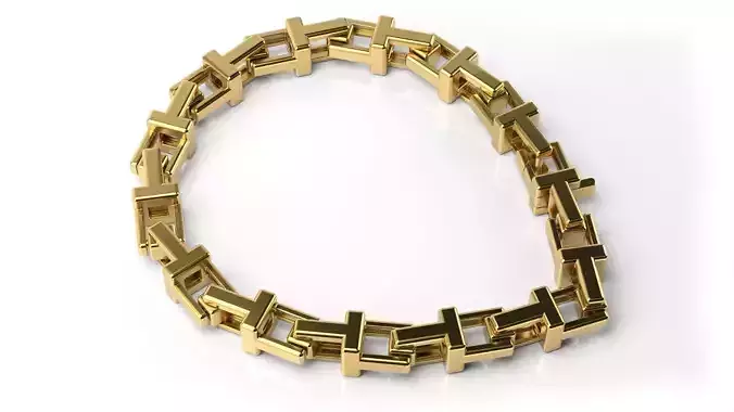 Tiffany bracelet 3D print model