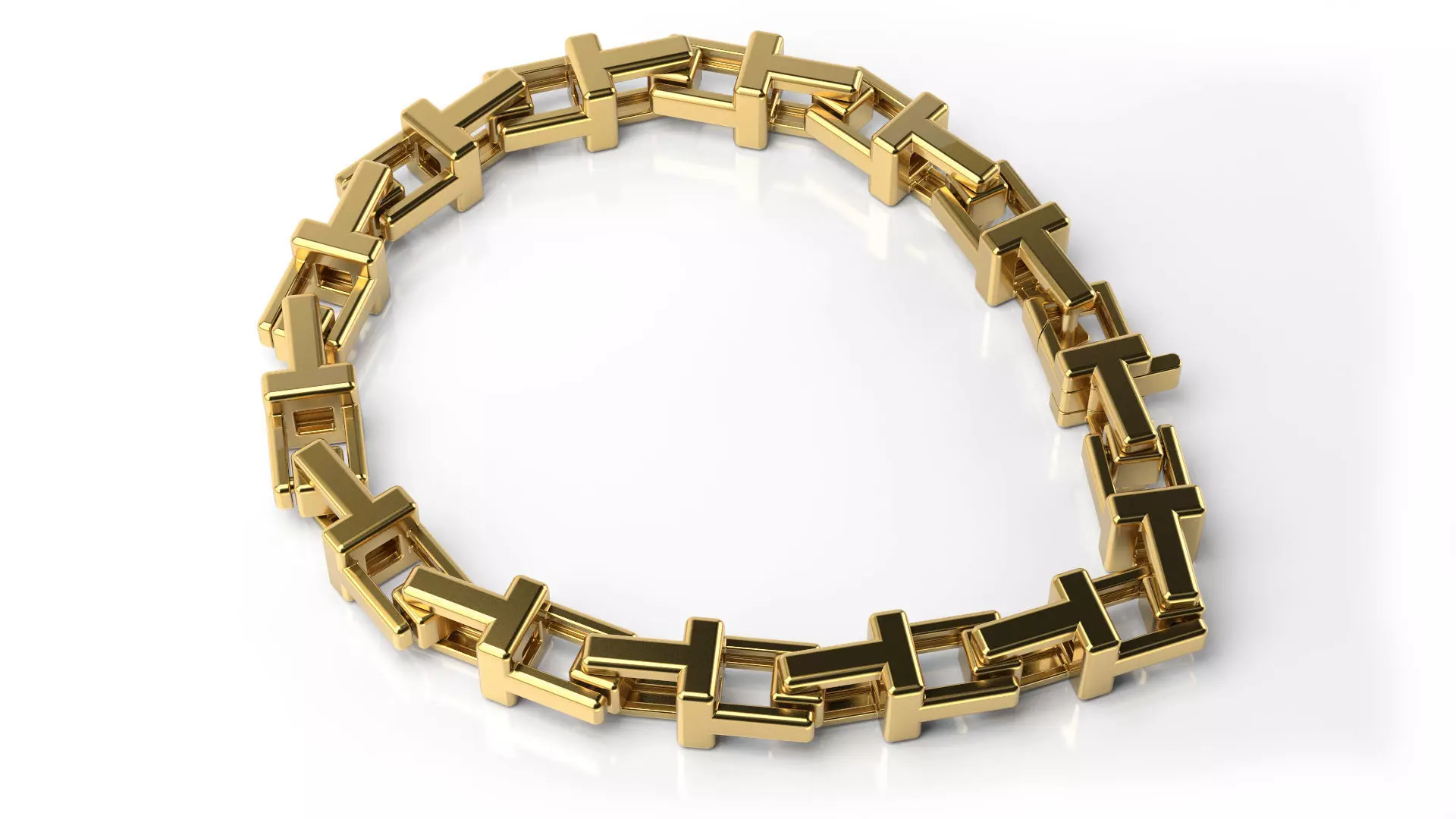 Tiffany bracelet 3D print model_0