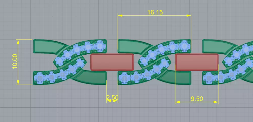 Bracelet Model 7937 3D print model_6