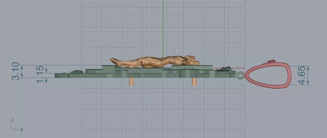 Cross with jesus icon Model 7932 3D print model_6