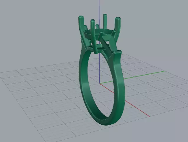 Graff ring Model 7929 3D print model_4