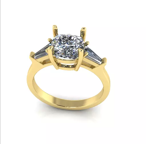 Graff ring Model 7929 3D print model_2