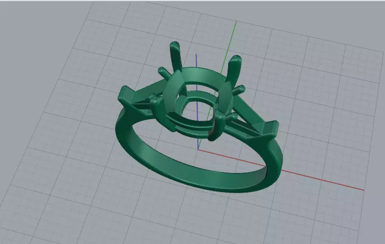 Graff ring Model 7929 3D print model_3