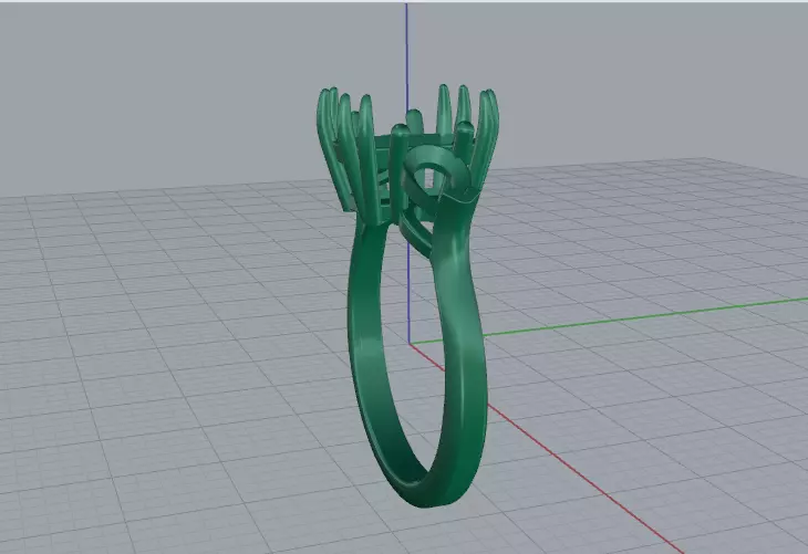 Graff ring Model 7926 3D print model_4