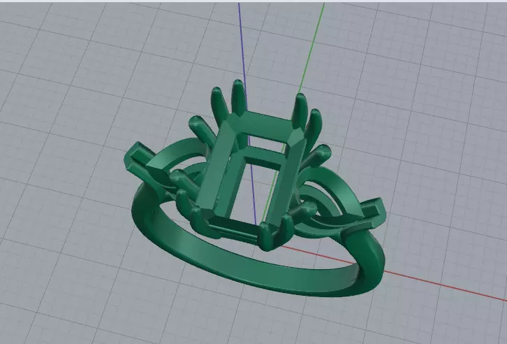 Graff ring Model 7926 3D print model_3