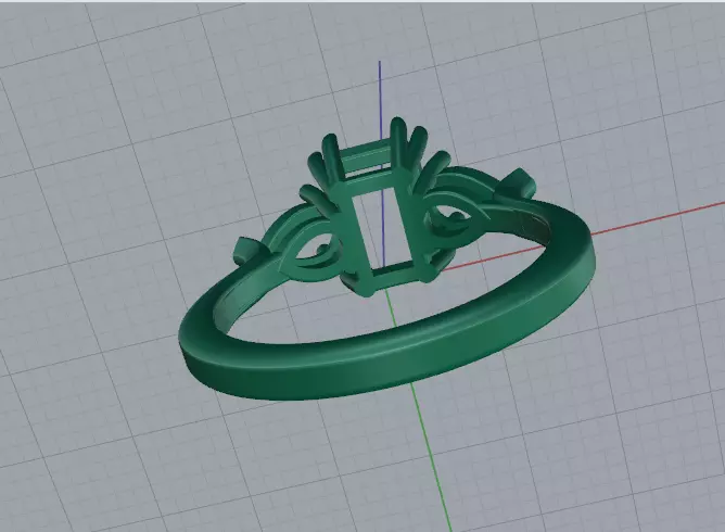 Graff ring Model 7926 3D print model_5