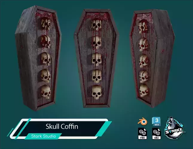 Skull Coffin