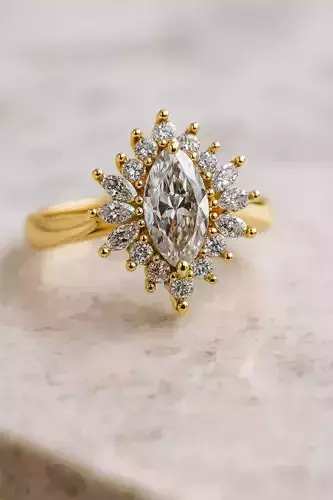 Solitaire engagement rings Model 7914