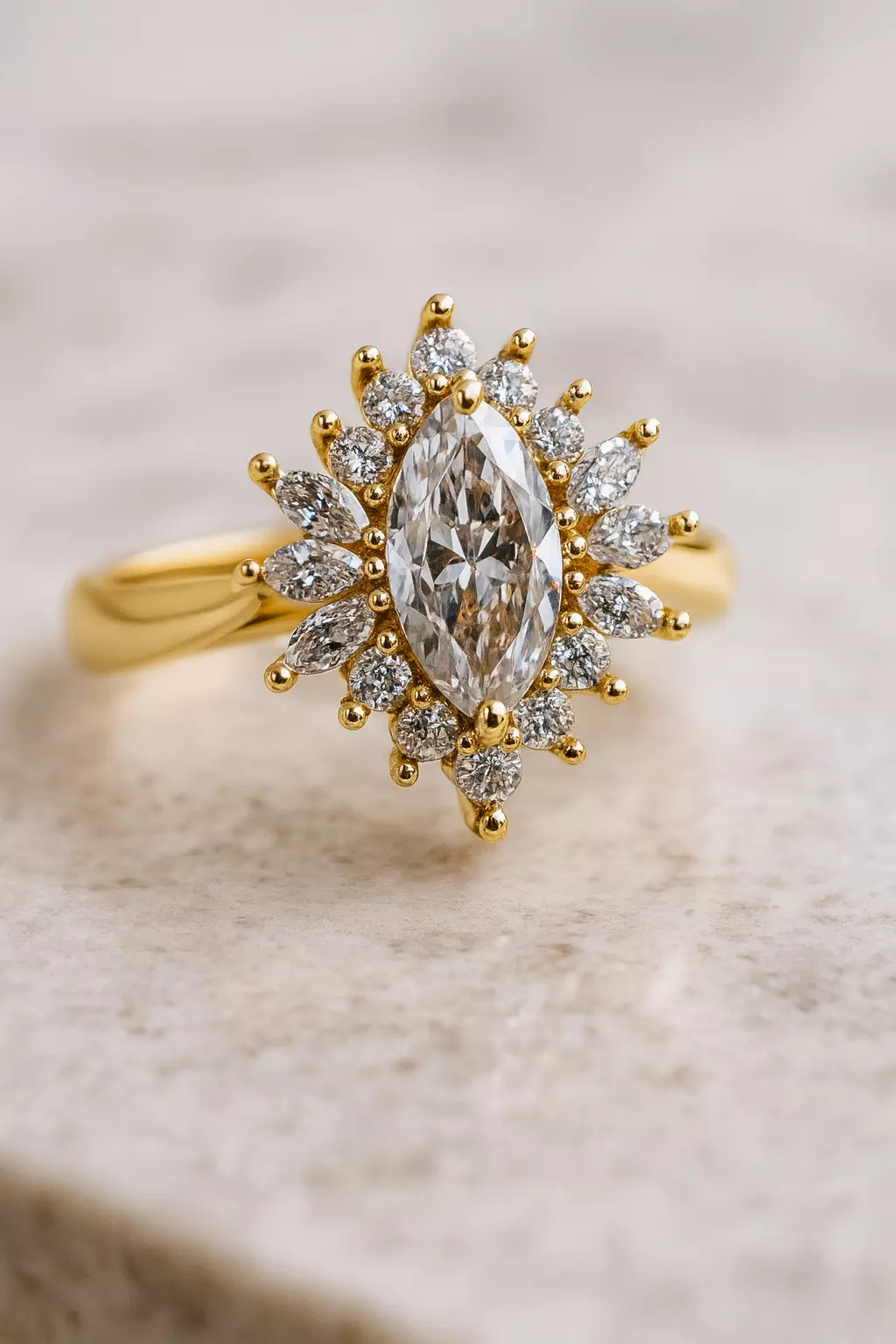 Solitaire engagement rings Model 7914 3D print model_0