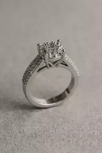 Solitaire engagement rings Model 7905