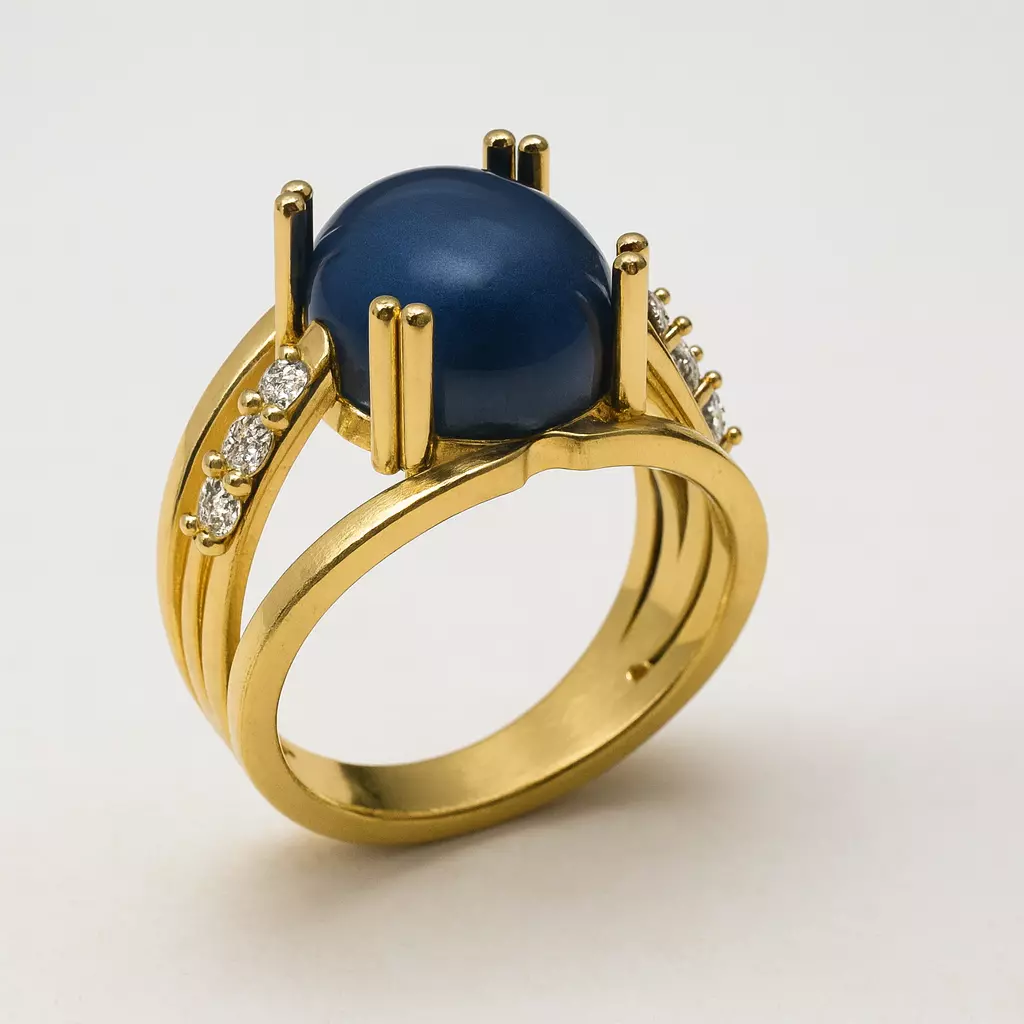 Ring cabochon Model 7898 3D print model