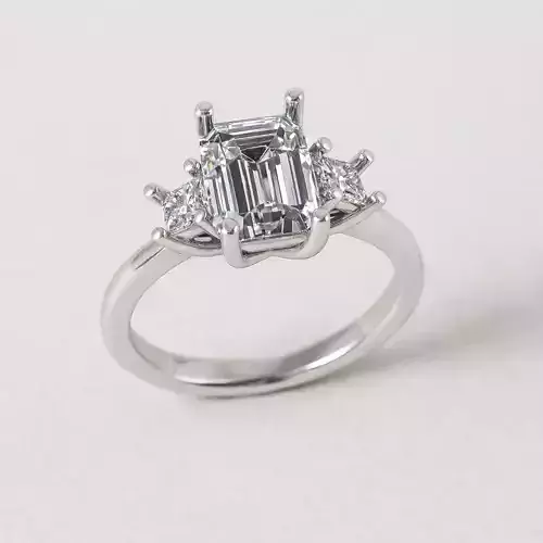 Solitaire engagement rings Model 7892