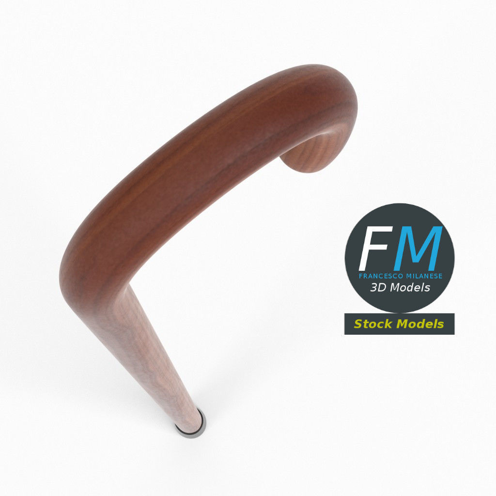 Walking stick 3D model_7