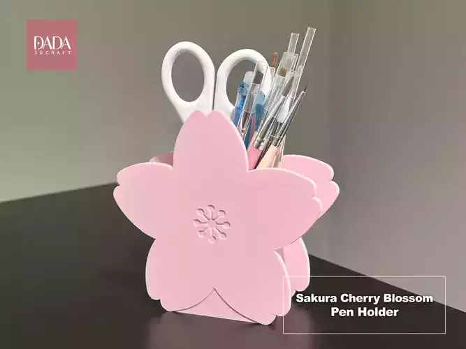 Sakura Cherry Blossoms Pen Holder