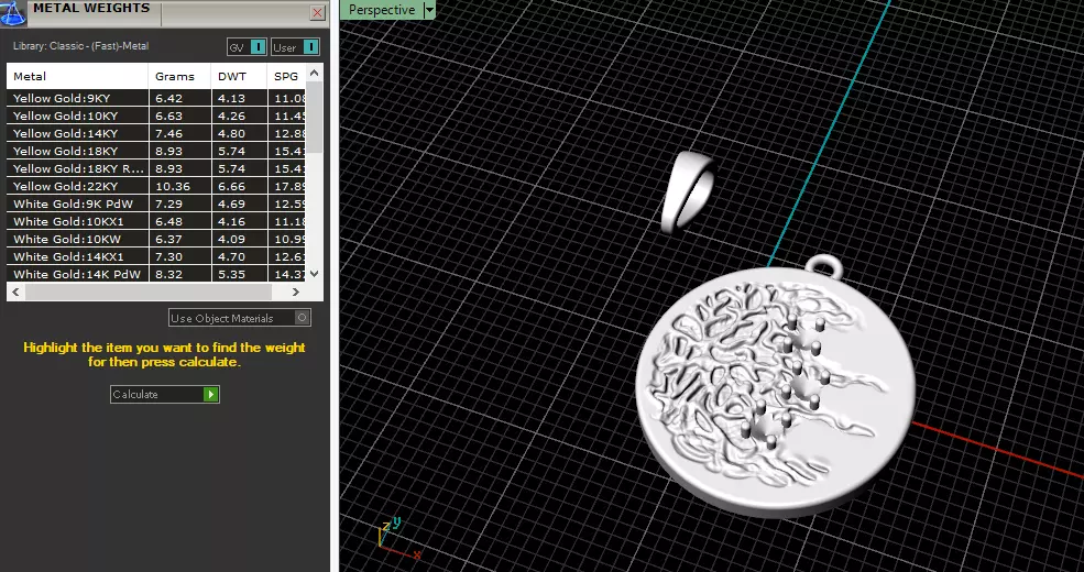 Pendant Model 7987 3D print model_6