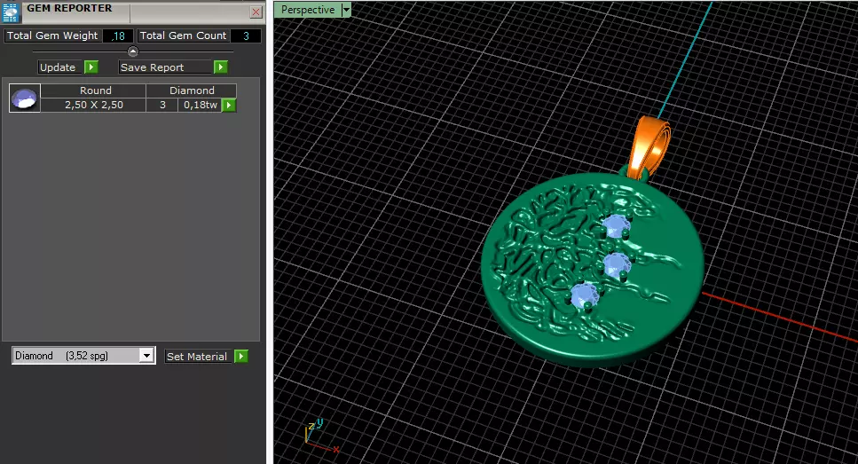 Pendant Model 7987 3D print model_7