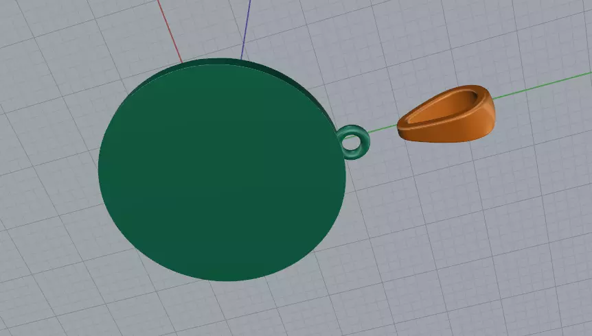 Pendant Model 7987 3D print model_4