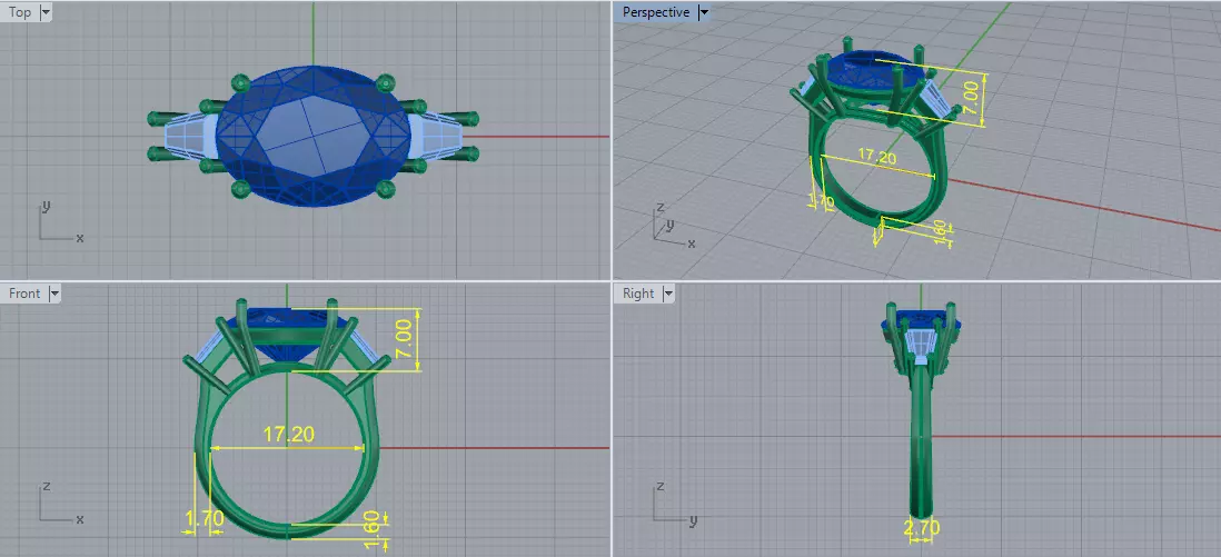 Ring Model 7982 3D print model_6