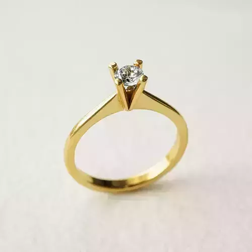 Solitaire engagement ring Model 7955