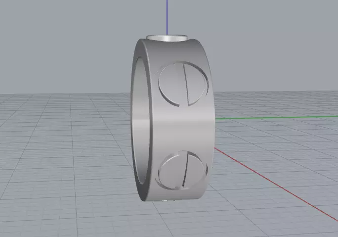 Ring cart Model 7952 3D print model_4