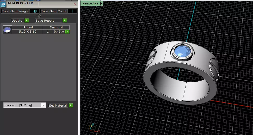 Ring cart Model 7952 3D print model_8