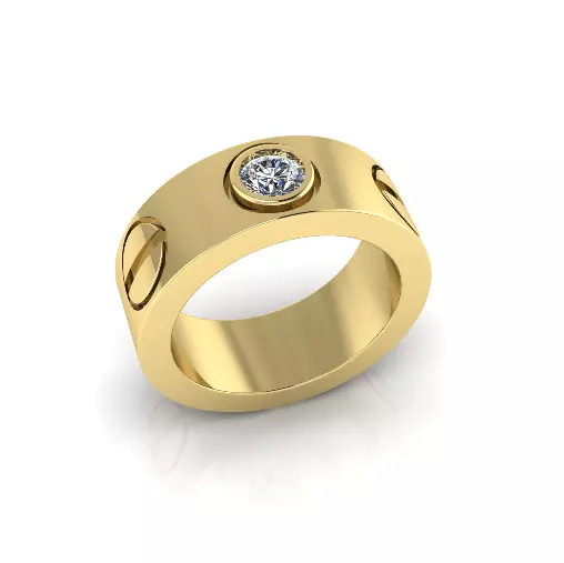 Ring cart Model 7952 3D print model_1