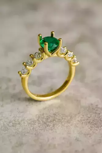 Solitaire engagement rings Model 7948