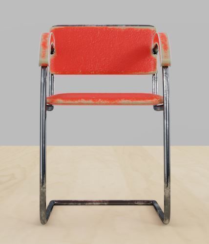 Vettriano Chair Free 3D model_2