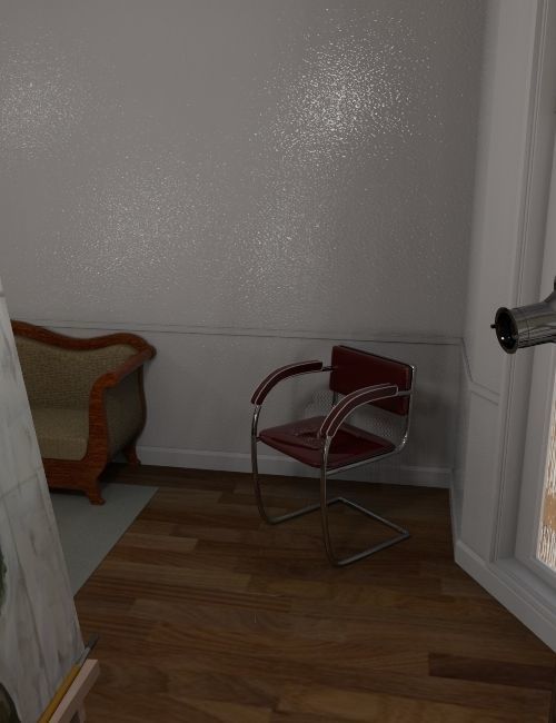 Vettriano Chair Free 3D model_7