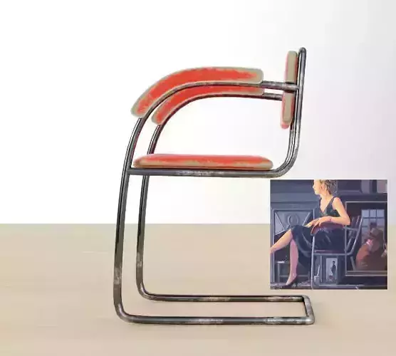 Vettriano Chair Free 3D model