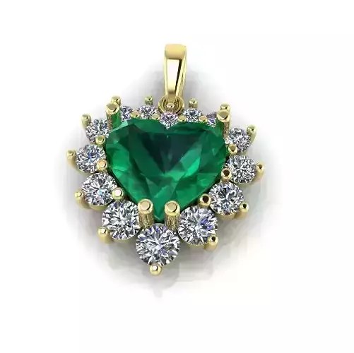 Heart Pendant Model 7942