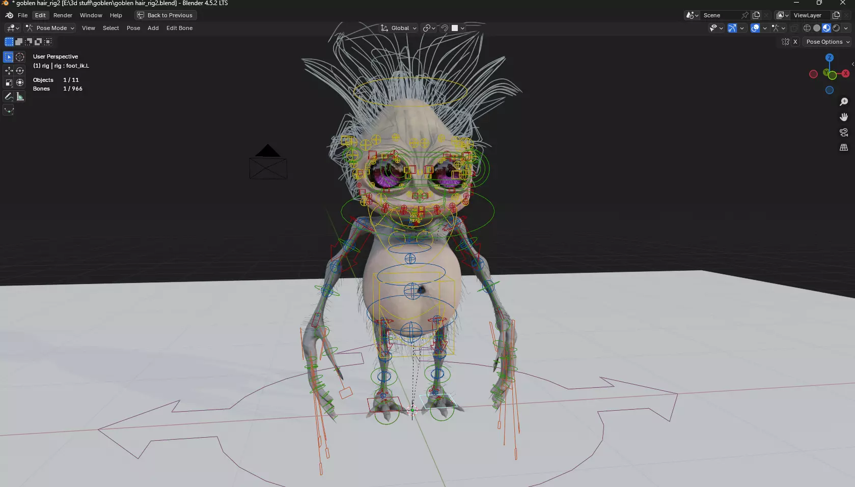 goblin Low-poly 3D model_2