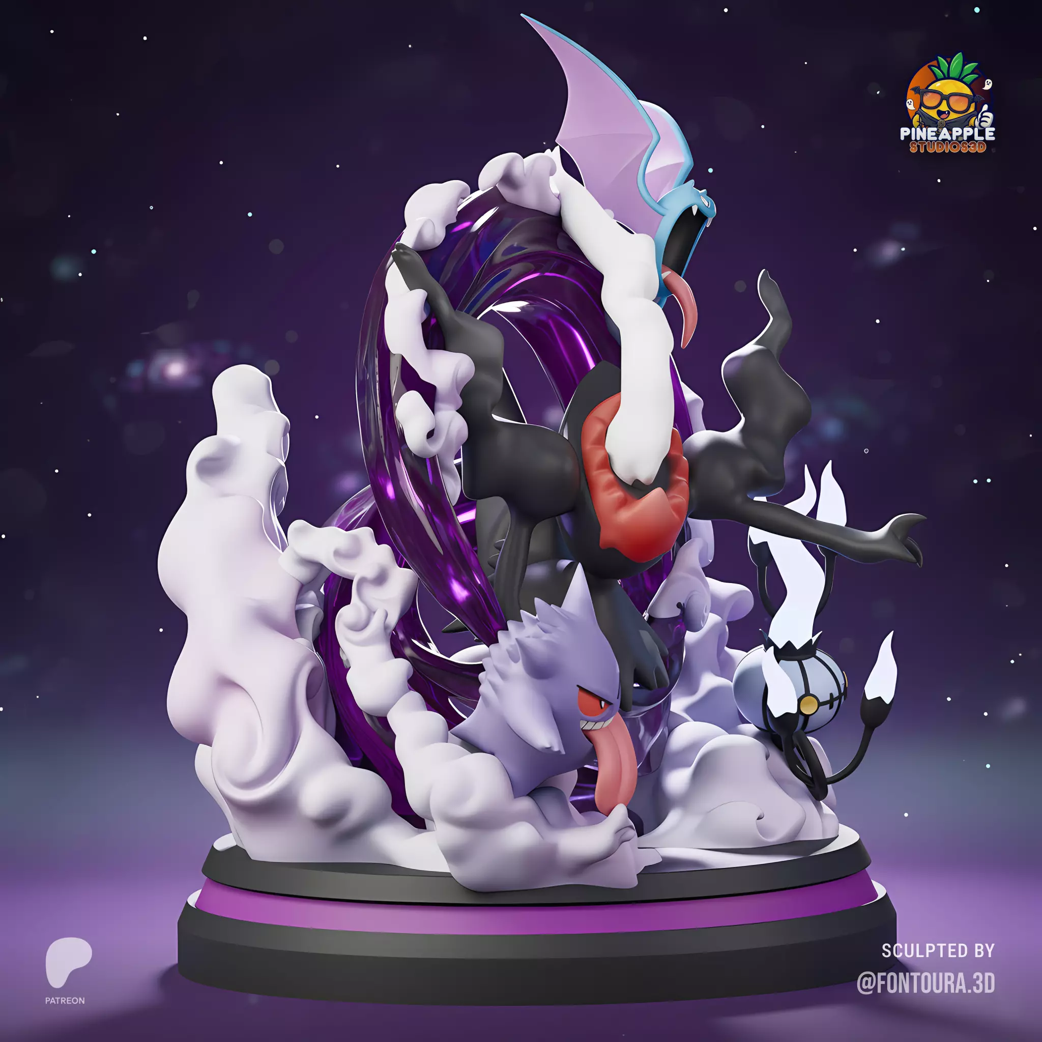 Pokemon - Darkrai Figure Halloween 3D print model_3