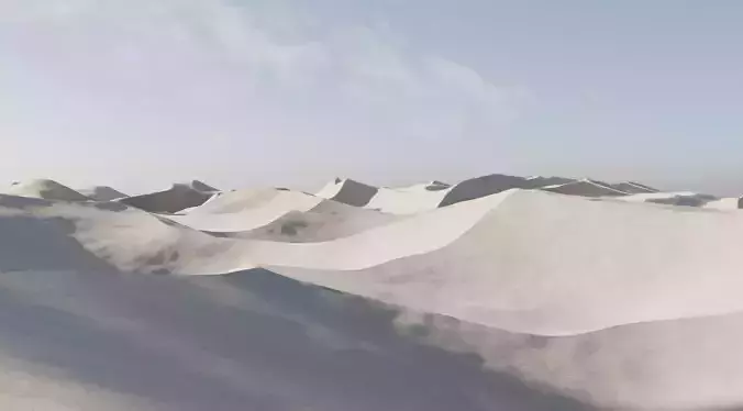 Desert Dune 3D Model