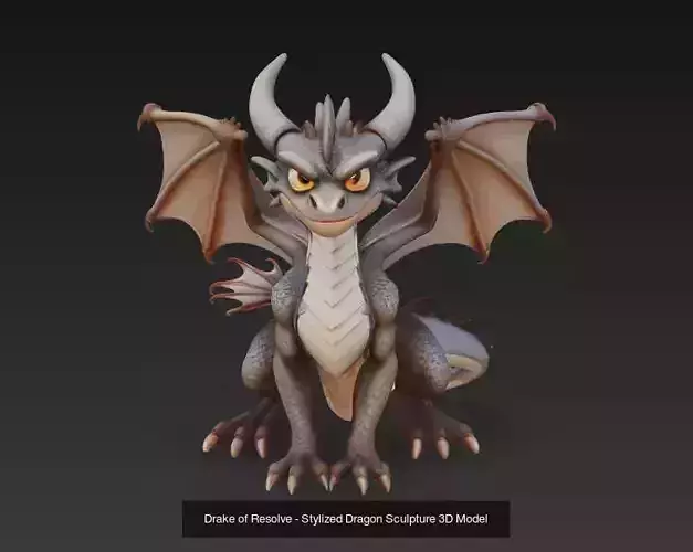 Hatchlings of Flame - Stylized Dragon Sculpture Collection