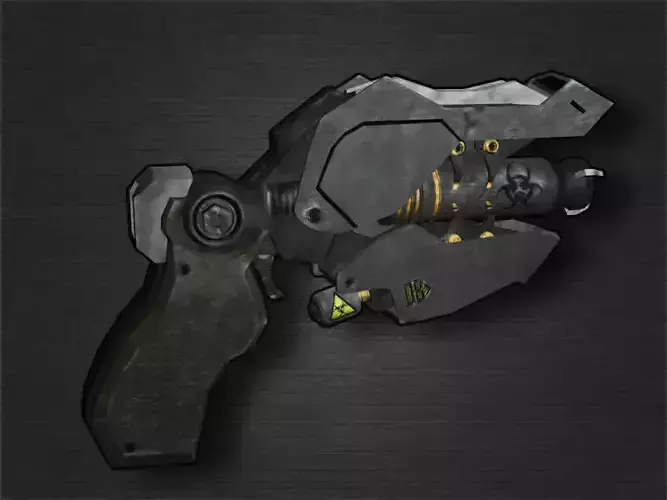 Sci-fi one hand gun