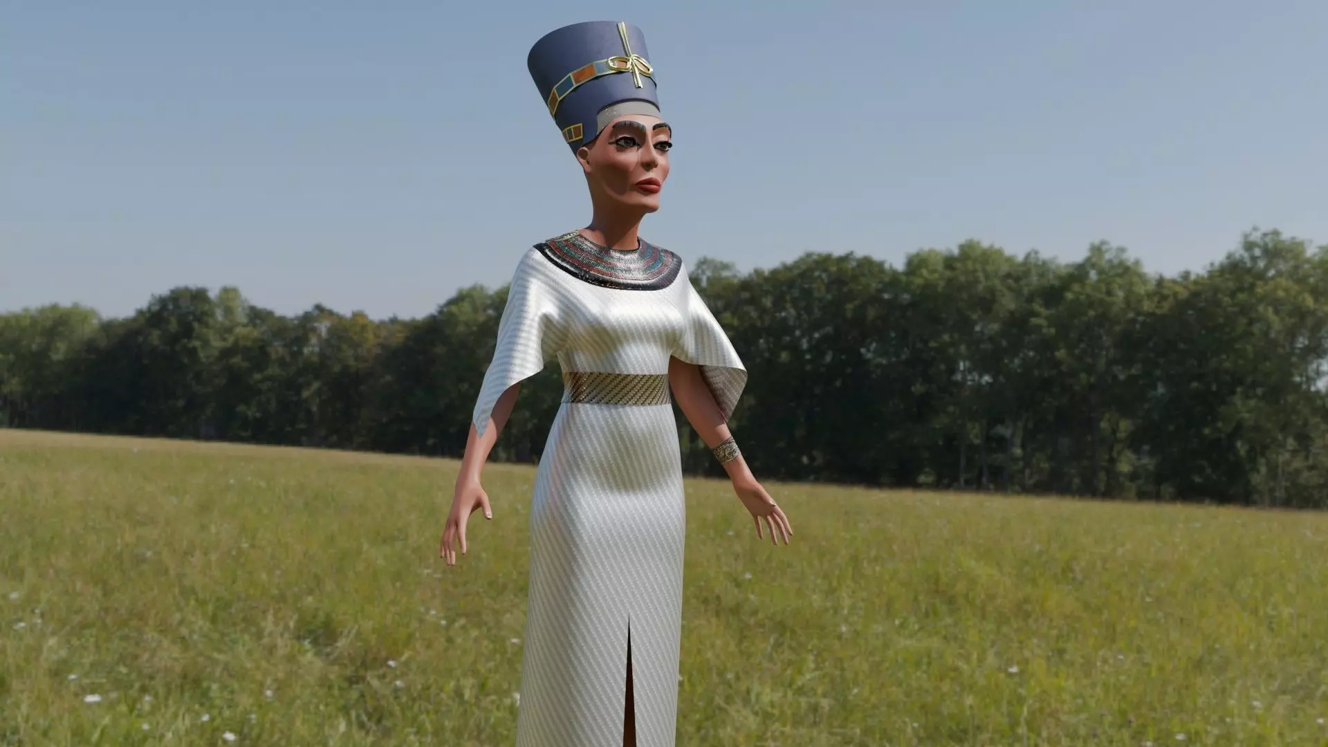 Nefertiti 3D model_4