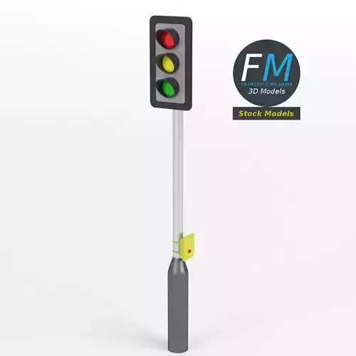 Traffic Lights with pedestrian crossing button