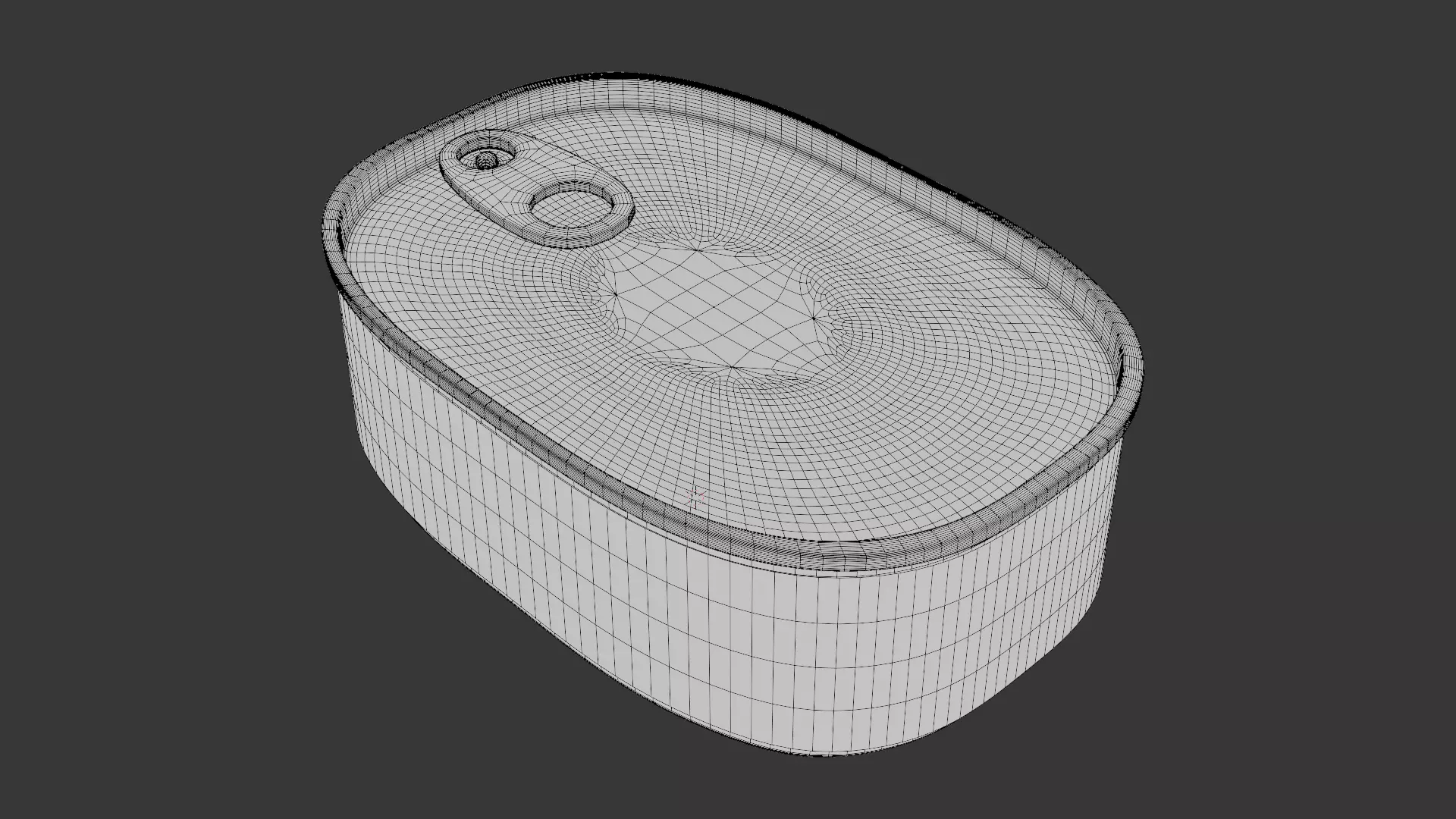 Set of 5 High-Poly Metal Food Cans Realistic Blender Models 3D model_6