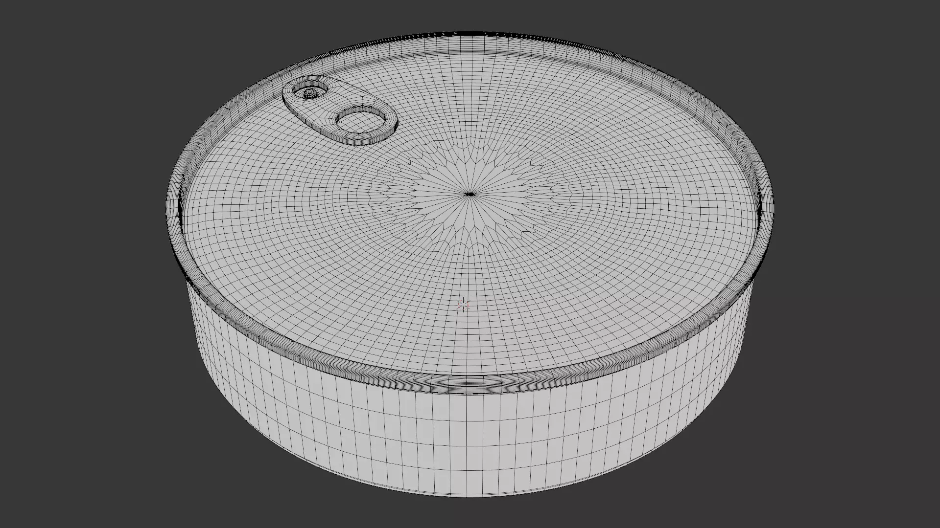 Set of 5 High-Poly Metal Food Cans Realistic Blender Models 3D model_8