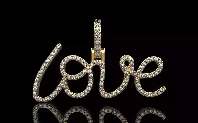 Love pendant model1425