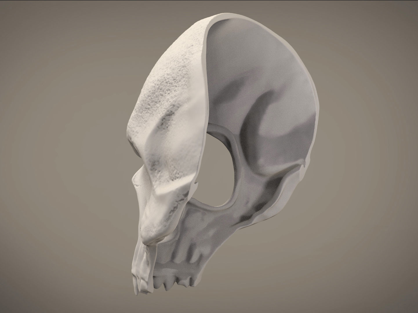 Halloween mask Skull mask Masquerade  3D print model_3