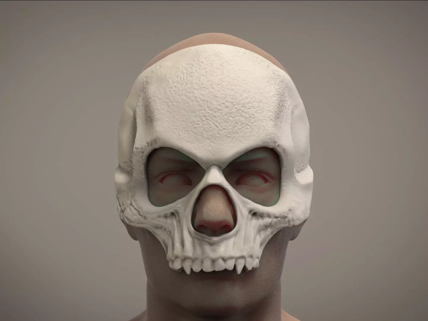 Halloween mask Skull mask Masquerade  3D print model_0