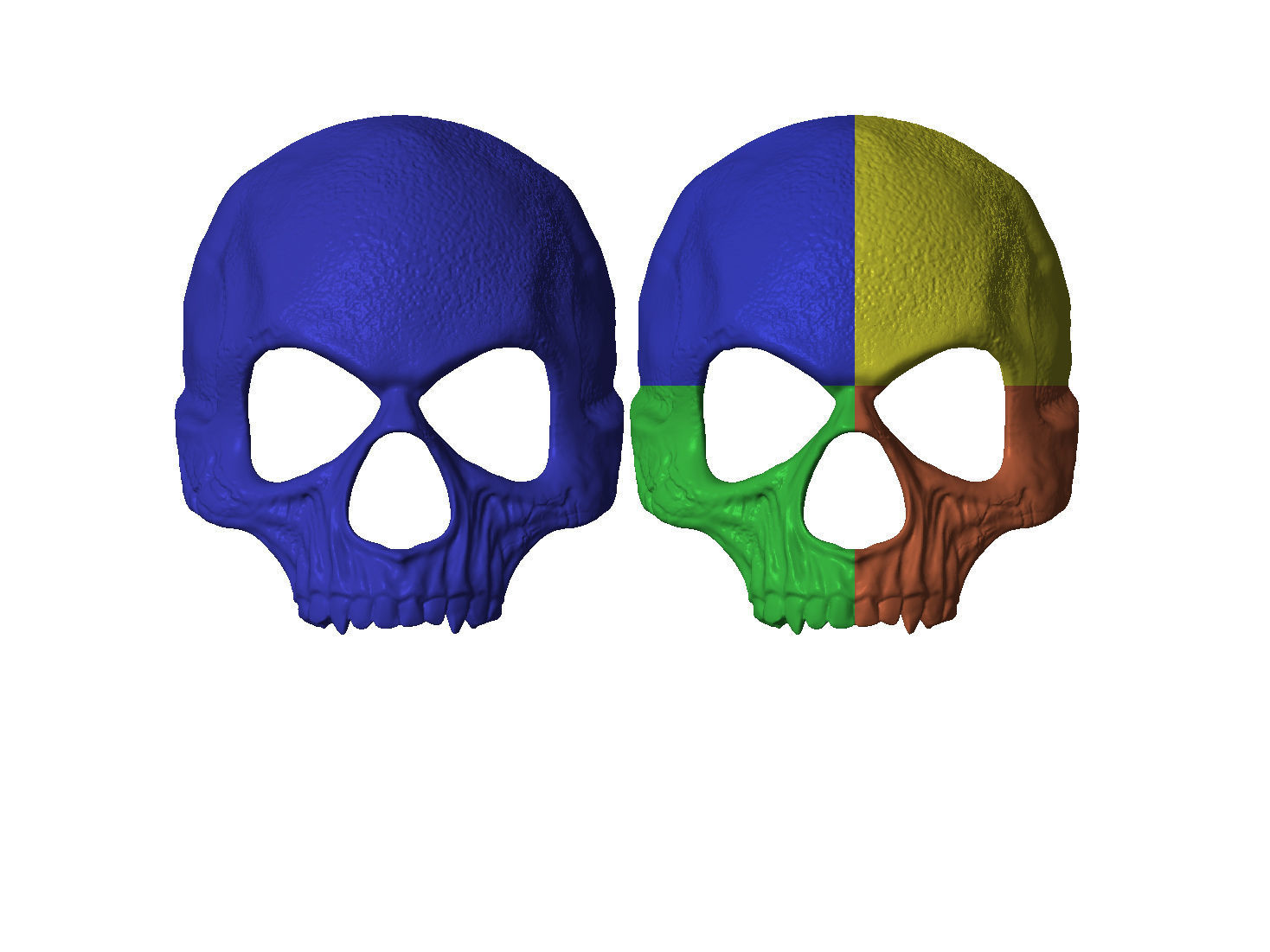 Halloween mask Skull mask Masquerade  3D print model_4